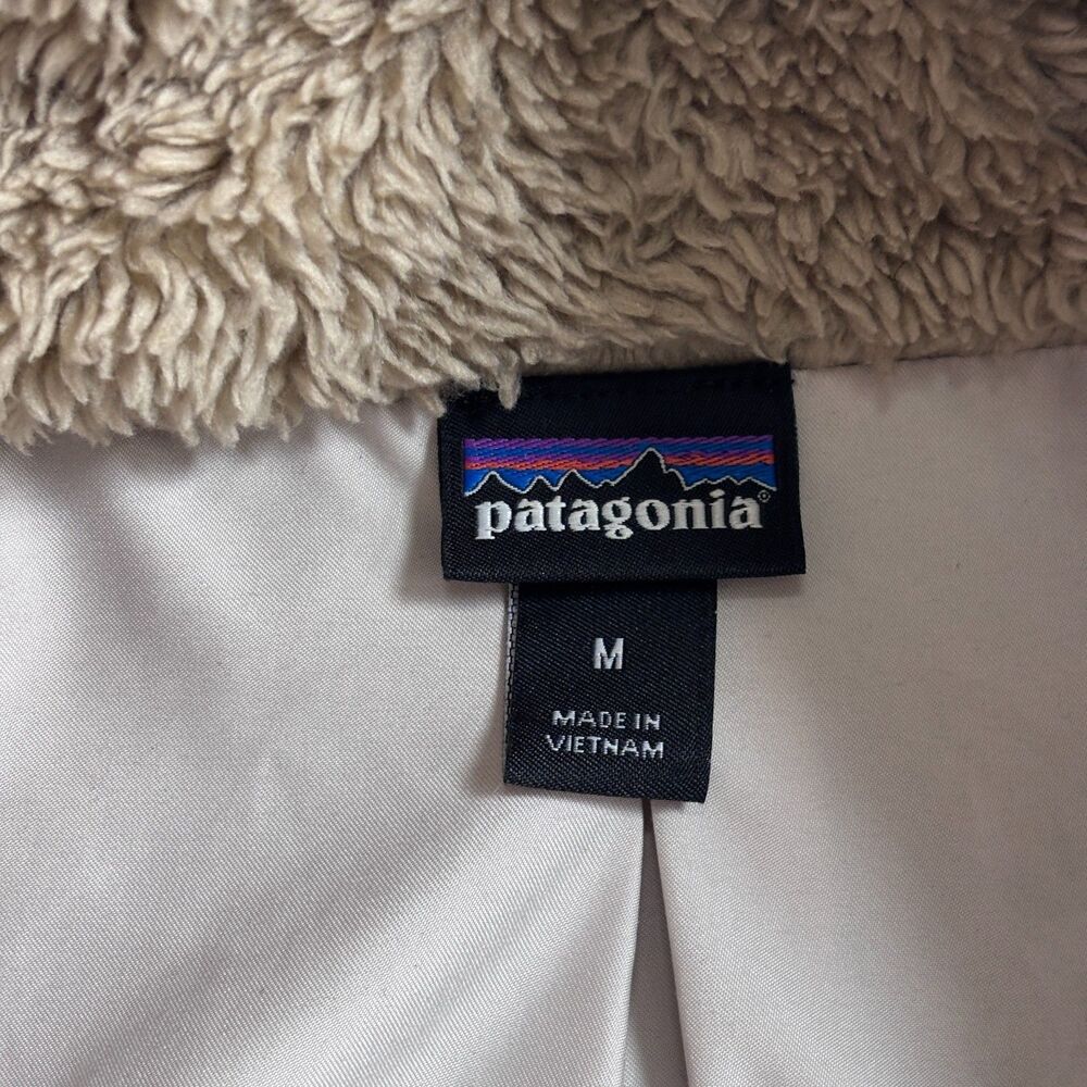 Patagonia Los Gatos Jacket Women's M El Cap Khaki Soft High-pile Fleece Full Zip - Picture 3 of 7